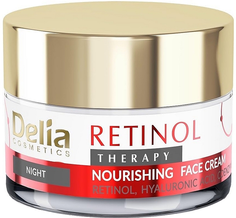 Gesichtscreme für die Nacht - Delia Retinol Therapy Nourishing Night Face Cream — Bild N1