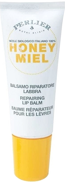 Revitalisierender Lippenbalsam - Perlier Honey Miel Honey Repairing Lip Balm — Bild N1