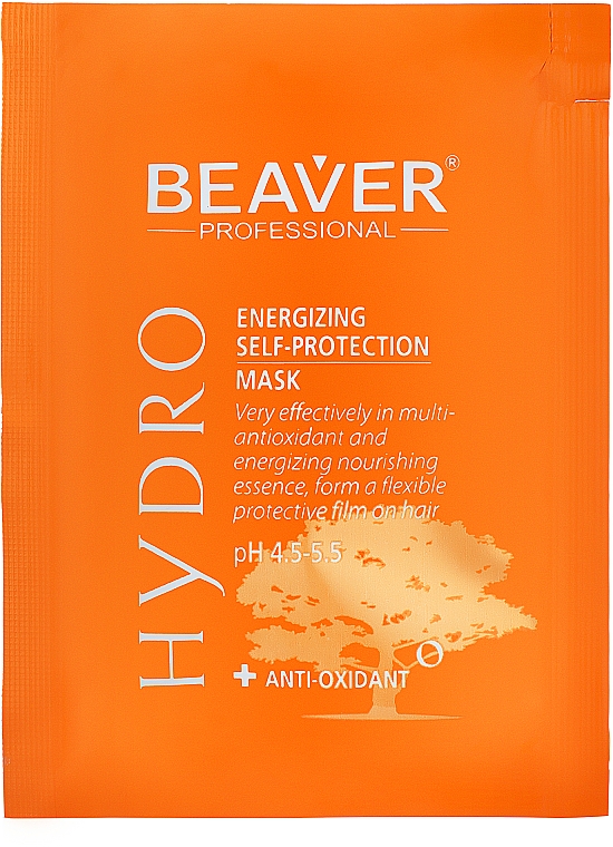 Nährende, antioxidative und schützende Haarmaske mit UV-Filter - Beaver Professional Hydro Mask — Bild N2