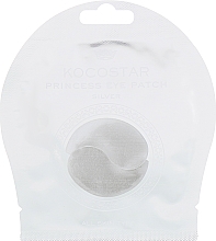 Düfte, Parfümerie und Kosmetik Hydrogel Augenpatches mit Platinkomponenten - Kocostar Princess Eye Patch Silver