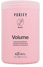 Creme-Balsam für dünnes Haar mit Cleananthus-Öl - Kaaral Purify Volume Conditioner — Foto N2
