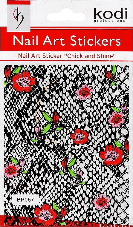 Sticker für Nageldesign - Kodi Professional Nail Art Stickers BP057 — Bild N1