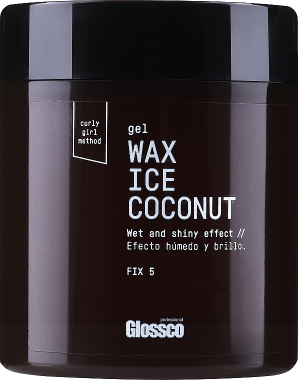 Gelwachs mit Kokosnuss extra starker Halt - Glossco Gel Wax Ice Coconut — Bild N1