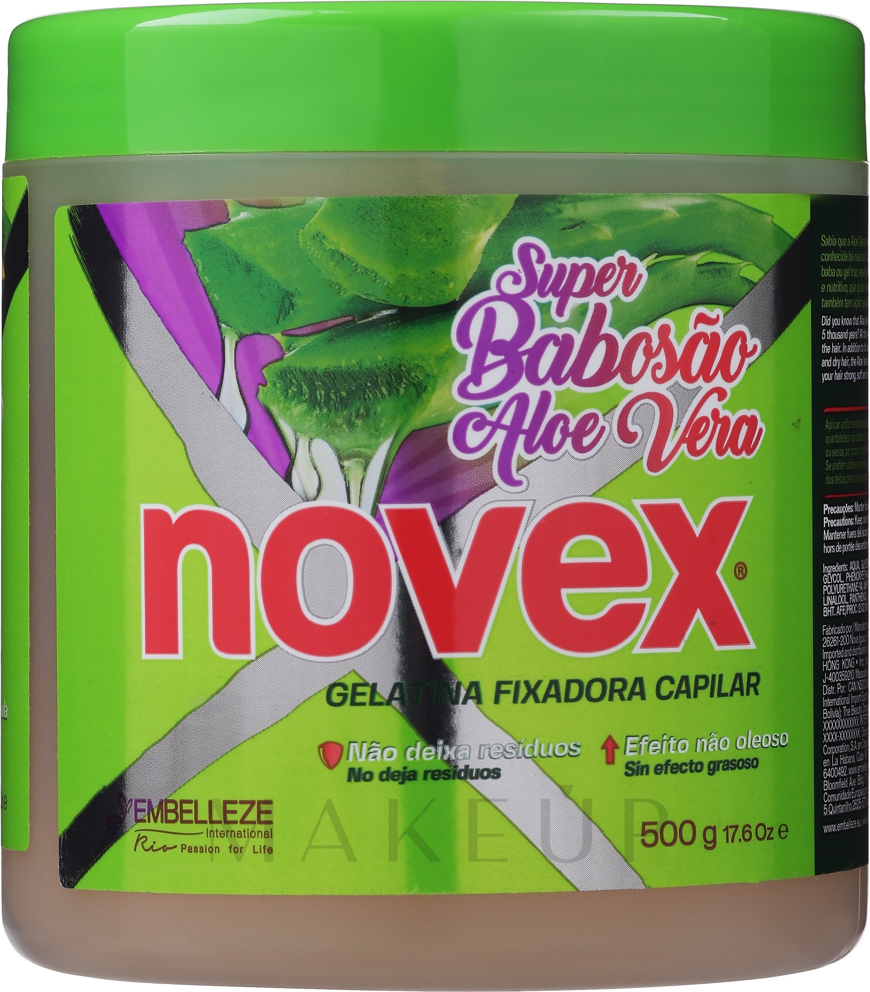 Haarstylinggelee - Novex Super Aloe Vera Hair Styling Jelly — Bild 500 ml
