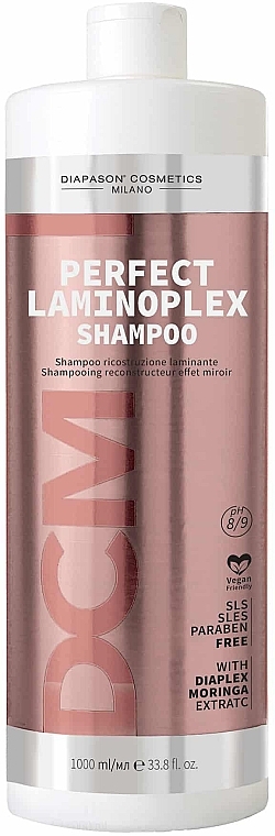 Revitalisierendes Shampoo mit laminierender Wirkung - DCM Perfect Laminoplex Shampoo  — Bild N2
