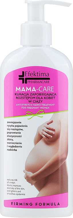 Creme gegen Schwangerschaftsstreifen für werdende Mütter - Efektima Pharmacare Mama-Care Anti Stretch Marks Treatment  — Bild N1