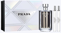 Düfte, Parfümerie und Kosmetik Prada L'Homme Prada - Duftset (Eau de Toilette 100ml + Eau de Toilette Mini 2x10ml) 
