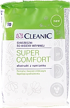 Düfte, Parfümerie und Kosmetik Feuchttücher für die Intimhygiene mit Kamillenextrakt, 10 St - Cleanic Super Comfort Wipes