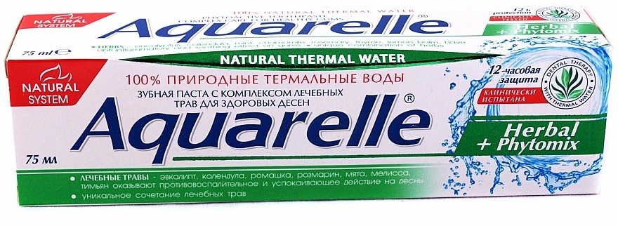 Zahnpasta mit Heilkräutern - Sts Cosmetics Aquarelle Toothpaste — Bild N2
