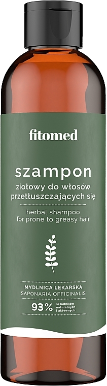 Beruhigendes Kräutershampoo für fettiges Haar - Fitomed Herbal Shampoo For Oily Hair — Bild N1