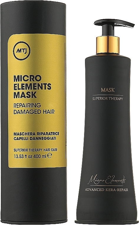 Haarmaske mit Mikroelementen - MTJ Cosmetics Superior Therapy Microelements Mask — Bild N2