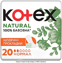 Düfte, Parfümerie und Kosmetik Slipeinlagen 20 St. - Kotex Natural Normal