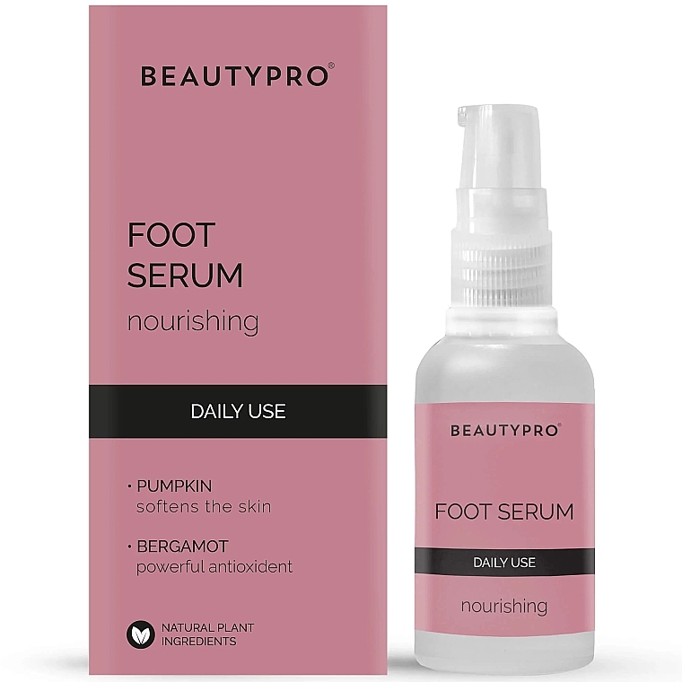 Täglich pflegendes Fußserum - BeautyPro Hand Serum Nourishing Pumpkin & Bergamot — Bild N1