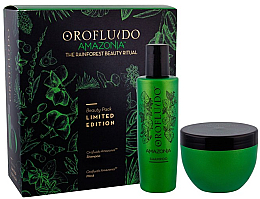 Düfte, Parfümerie und Kosmetik Haarpflegeset - Orofluido Amazonia Set (Shampoo 200ml + Haarmaske 250ml)