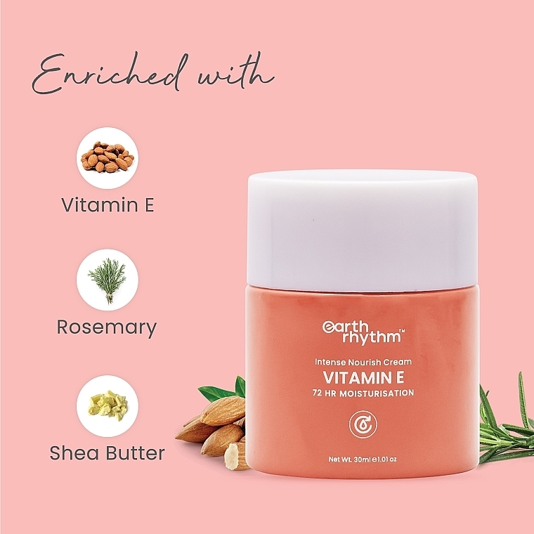 Nährende Tagescreme mit Vitamin E - Earth Rhythm Vitamin E Intense Nourish Day Cream — Bild N3