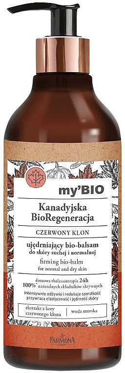 Straffender Bio Körperbalsam für trockene und normale Haut - Farmona My’Bio Firming Bio-Balm — Bild N1