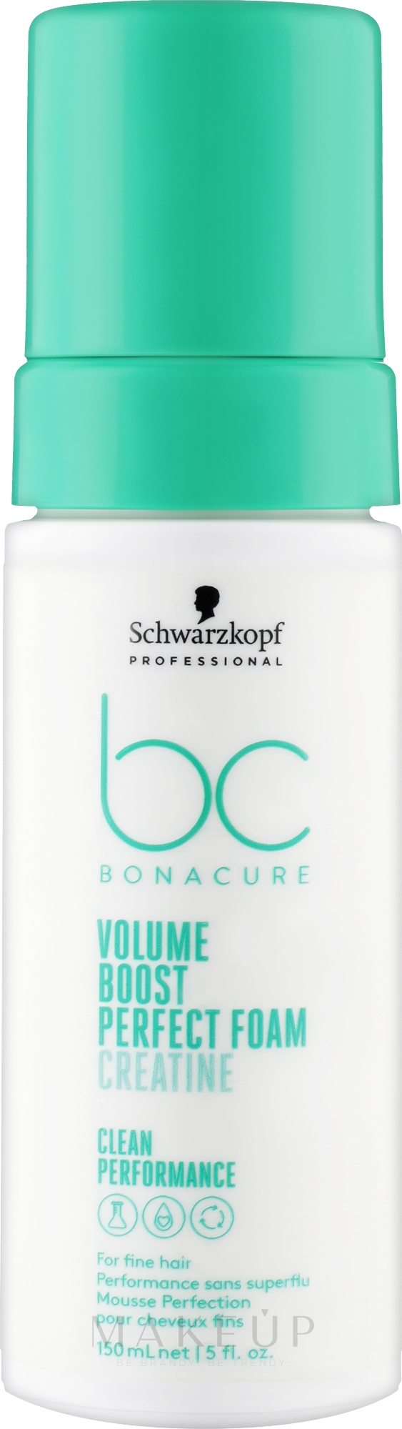 Haarmousse für mehr Volumen - Schwarzkopf Professional Bonacure Volume Boost Perfect Foam Ceratine — Bild 150 ml
