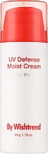 Düfte, Parfümerie und Kosmetik Feuchtigkeitsspendende Sonnenschutzcreme mit Panthenol - By Wishtrend UV Defense Moist Cream SPF 50+ PA++++
