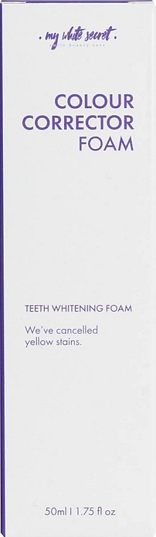 Schaum zur Zahnaufhellung - My White Secret Color Corrector Foam  — Bild N1
