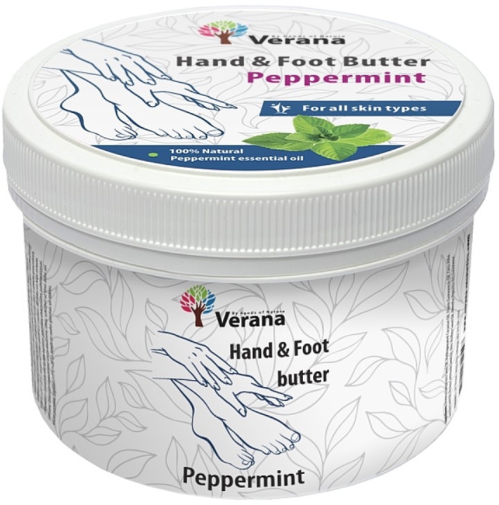 Hand- und Fußöl Pfefferminze - Verana Hand & Foot Butter Peppermint — Bild N1