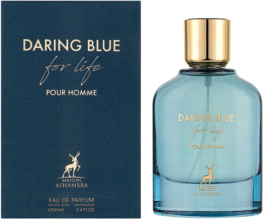 Alhambra Daring Blue For Life - Eau de Parfum — Bild N2