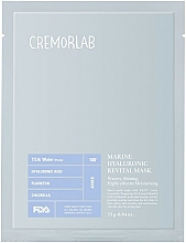 Düfte, Parfümerie und Kosmetik Revitaliserende Gesichtsmaske mit Hyaluronsäure, Plankton, Chlorella - Cremorlab Marine Hyaluronic Revital Mask