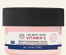 Feuchtigkeitscreme für das Gesicht für die Nacht - The Body Shop Vitamin E Night Skin Cream — Bild N1