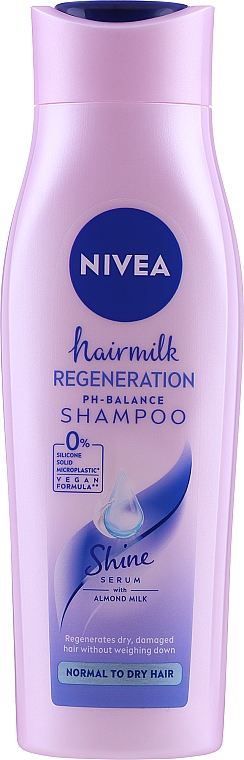 Regenerierendes Shampoo für normales bis dickes Haar - NIVEA Normal Hair Milk Shampoo — Bild N1