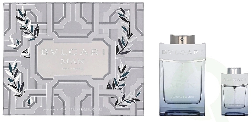 Bvlgari Man Glacial Essencee  - Set (Eau de Parfum 100ml + Eau de Parfum 15ml) — Bild N1