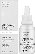 Anti-Aging-Gesichtsserum - Alchemy Care Cosmetics Antiaging Tri-Hyaluronic — Bild N2