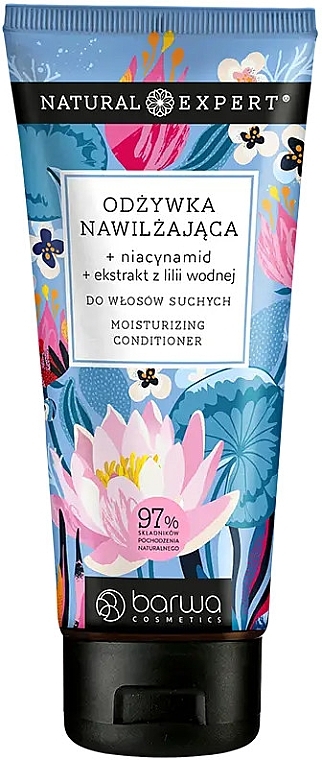 Feuchtigkeitsspendende Haarspülung mit Niacinamid und Lilie - Barwa Natural Expert Conditioner  — Bild N1