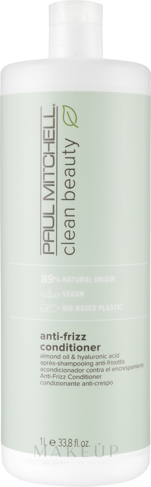 Anti-Frizz Conditioner mit Mandelöl und Hyaluronsäure - Paul Mitchell Clean Beauty Anti-Frizz Conditioner — Bild 1000 ml