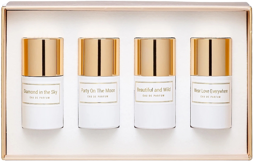 Haute Fragrance Company Travel Kit Set White - Parfümset (4x15ml) — Bild N1
