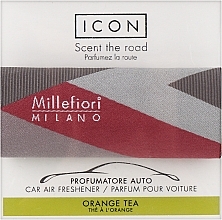 Auto-Lufterfrischer geometrischer Orangentee - Millefiori Milano Icon Textil Geometric Orange Tea — Bild N1