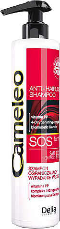Keratin Shampoo gegen Haarausfall - Delia Cameleo S.O.S. Active Shampoo