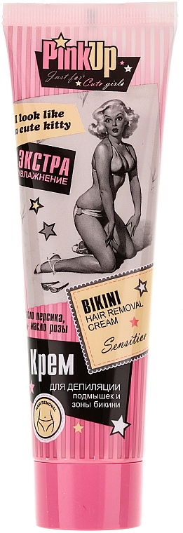 Enthaarungscreme für Achselhöhlen und Bikinizone - Pink Up