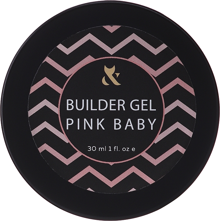 Aufbau-Nagelgel rosa - F.O.X Builder Gel Pink Baby — Foto N3