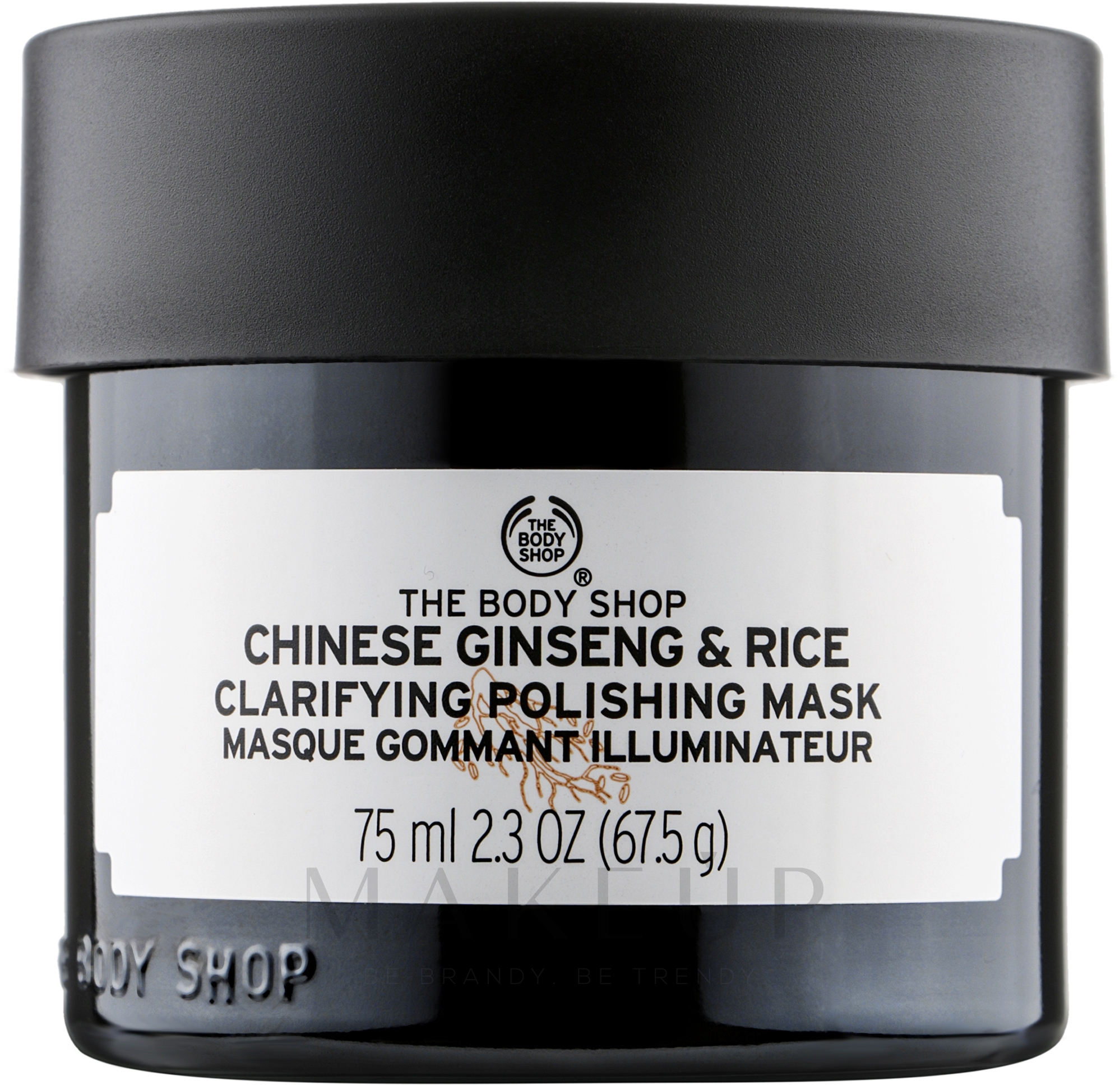 Reinigungsmaske für das Gesicht mit Ginseng und Reis - The Body Shop Chinese Ginseng & Rice Clarifying Polishing Mask — Bild 75 ml