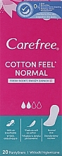 Düfte, Parfümerie und Kosmetik Slipeinlagen mit Frischeduft 20 St. - Carefree Cotton Fresh Scent