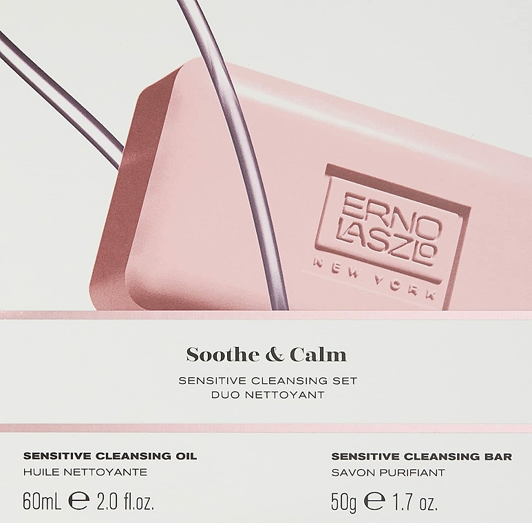 Gesichtspflegeset - Erno Laszlo Sensitive Cleansing Set (Gesichtsreinigungsöl 60ml + Gesichtsreinigungsseife 50g) — Bild N2