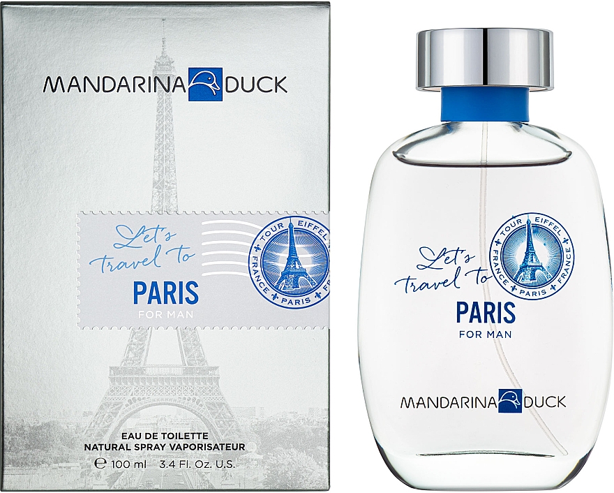 Mandarina Duck Let's Travel To Paris For Man - Eau de Toilette — Bild N2