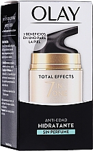 7in1 Parfümfreie feuchtigkeitsspendende Anti-Aging Gesichtscreme - Olay Total Effects Moisturizing Anti-Aging No Perfume — Bild N2