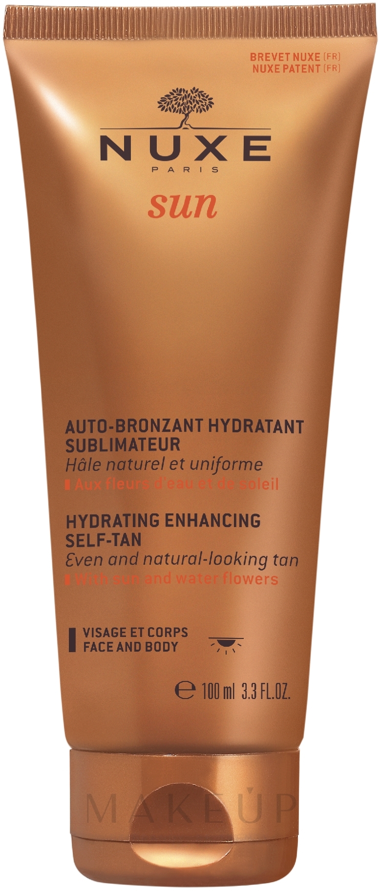 Feuchtigkeitsspendende Selbstbräunungscreme für Gesicht und Körper - Nuxe Hydrating Enhancing Self-Tan — Bild 100 ml