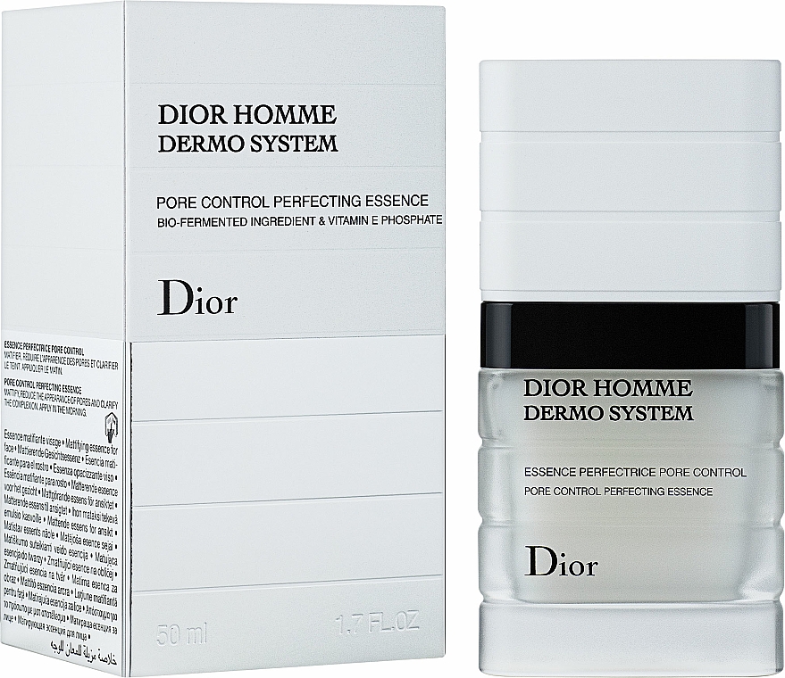 Porenverfeinernde und mattierende Gesichtsessenz - Dior Homme Dermo System Essence Perfectrice Pore Control — Bild N2