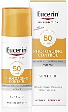 Anti-Fllten Sonnenschutzfluid - Eucerin Sun Protection Photoaging Control Sun Fluid SPF 50 — Bild N1
