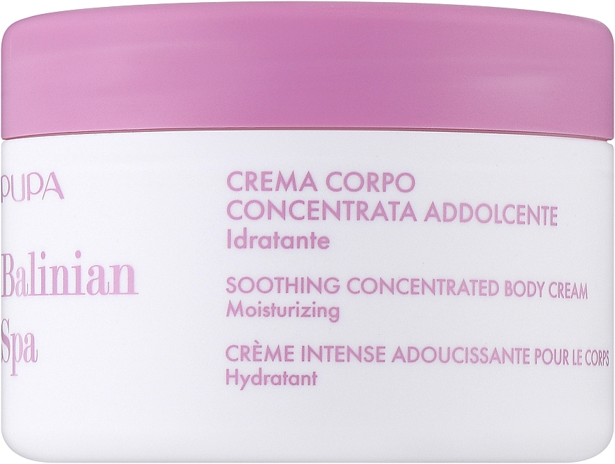 Weichmachende Körpercreme - Pupa Balinian Spa Soothing Concentrated Body Cream Moisturizing — Bild N1