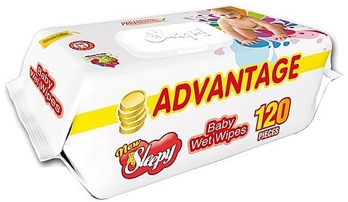 Feuchttücher für Babys 120 St. - Sleepy Advantage Baby Wet Wipes — Bild N3