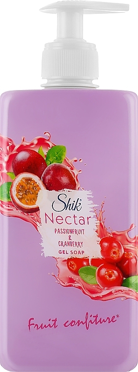 Flüssige Cremeseife Passionsfrucht und Preiselbeeren - Shik Nectar Passionfruit & Cranberry Gel Soap — Bild N1