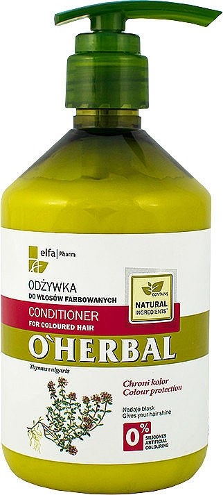 Conditioner für gefärbtes Haar mit Thymianextrakt - O'Herbal