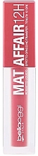 Düfte, Parfümerie und Kosmetik Matter flüssiger Lippenstift - Bellaoggi Mat Affair 12H Liquid Lipstick 